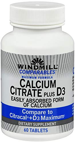 Windmill Calcium Citrate Plus Vitamin D Tablets - 60 Ea