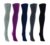 MeMoi Crossing Diamonds Sweater Tights