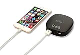 RIF6 Orion Portable Wireless Multiple USB Charger; 6000mAh External Battery Power Bank for iPhone, Samsung and Mobile USB Devices with LED Flashlight and LED Indicators (Black)