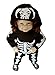 Fantasy World Skeleton halloween costume-s, for toddler-s, kid-s, girl-s, boy-s, bone-s fancy dress-up, skeletal outfit-s, F70 Size: 3t