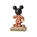 Enesco Jim Shore Disney Traditions Mickey in Christmas Pajamas Figurine, 5.125 Inch, Multicolor