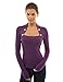 PattyBoutik Women Bolero Button Long Sleeve Blouse (Purple Medium)