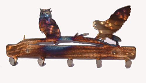 Owls Metal Key Chain Holder