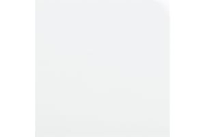 Giorbello Glass Subway Backsplash Tile, 6x6, Bright White, Sample Tile (1 Piece)