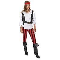 Dream Weavers Costumers - Rebel Pirate Girl Child Costume - Large (12-14)