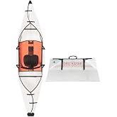 Oru Kayak Foldable Kayak Inlet | Stable, Durable, Lightweight - Lake and River Kayaks - Beginner, Intermediate - Size (Unfolded)