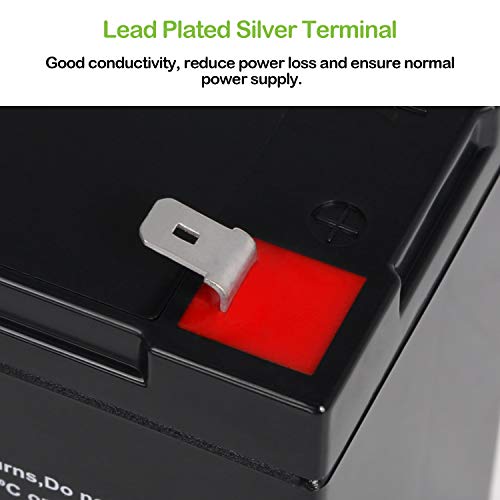 Weize 12V 9AH Rechargeable SLA Battery For APC UPS Computer Backup Power (BX1300LCD), APC Back-UPS NS 1250, 2 PACK - Thumbnail 4