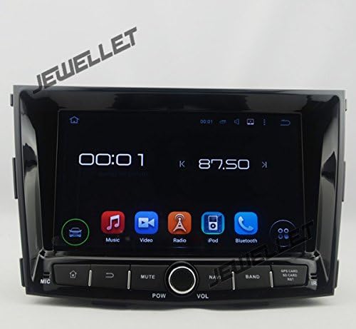 Eight core 1024*600 HD screen Android 6.0 Car GPS Navigation for Ssangyong Tivoli LUVi 2015-2016 with 3G/Wifi DVR mirror link