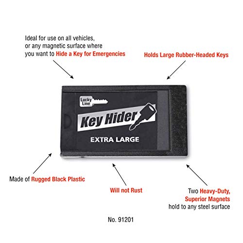 Lucky Line Extra Large Key hider Case Key Holder for Large