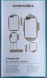 Embroidex 4 Hoops for Brother Innov-ís 2500D 1500D