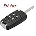WFMJ Red Silicone 5 Buttons Remote Smart Flip Key Chain Fob Cover for Chevrolet Camaro Cruze Volt Equinox Spark Malibu Sonic