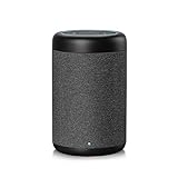 GGMM D6 Power+Cordless Portable Speaker for Dot 2nd Generation, 20W 360-degree Powerful Sound Alexa Speakers, 5200mAh Power Supply for Your Dot (Black)(Dot not Included)
