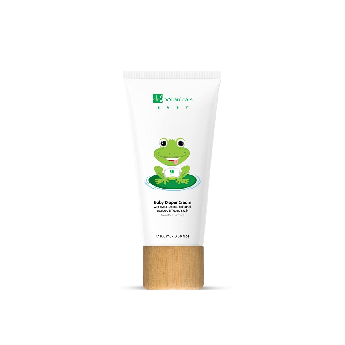 Dr Botanicals Baby Diaper Cream | With Sweet Almond, Jojoba Oil, Marigold & Tigermuts Milk | 99.09% Natural, 100% Vegan & Dermatologically Tested | 100 ml