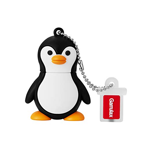 Garrulax USB Flash Drives, 8GB / 16GB / 32GB Updated Waterproof Silicone Cute Cartoon High Speed USB 2.0 Data Storage Drive Memory Stick Flash Pen Disk Pendrive (16GB, Cute Penguin)