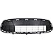 Perfect Fit Group REPF015318Q - Fiesta Front Bumper Grille, Center, Textured Gray, W/ Fuel Economy Pkg., Se Model - Capa