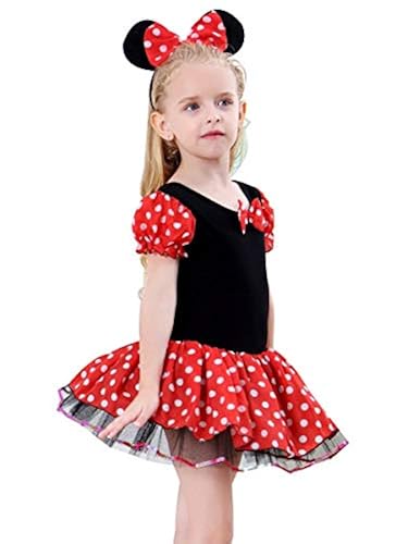 HIHCBF Baby Girls Polka Dots Birthday Tutu Dress Halloween Christmas  Carnival Fancy Dress Princess Dance Outfits Red 4-5T in Kenya | Whizz Baby