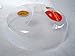 Click Plastic Microwave Plate Cover with Cooling Vent Clear 11.6 X 3.75 inch