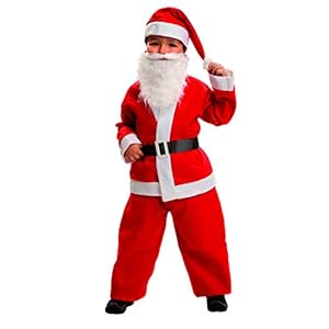 My Other Me Me-200421 Noël Disfraz Papa Noel para niño, 7-9 años (Viving Costumes 200421