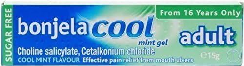 Bonjela Cool Adult Mint Gel 15g - 3 Packs - Sugar Free Relief