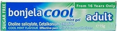 Bonjela Cool Adult Mint Gel 15g - 3 Packs - Sugar Free Relief