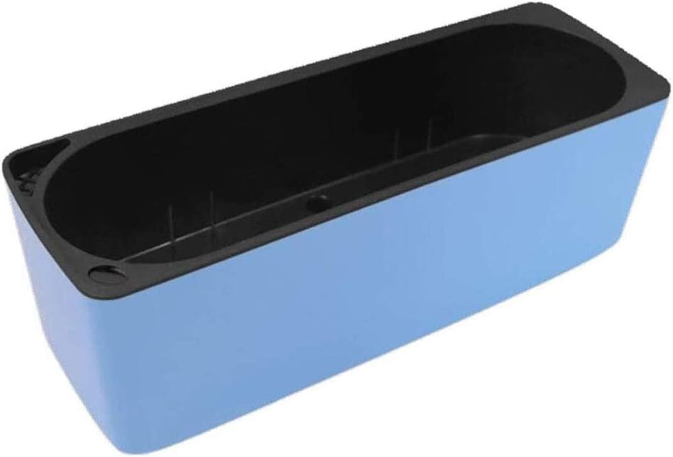 Perfeclan 15 inch Rectangular Self Watering Houseplant & Herb Windowsill Planter Trough, No Water Level Indicator - 39x13.5x13.5cm - Blue