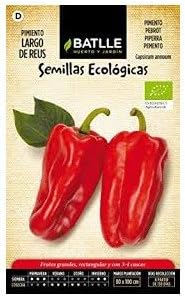 Semillas ECOLÓGICAS huerto lote 10 sobres (Tomate, Pimiento ...