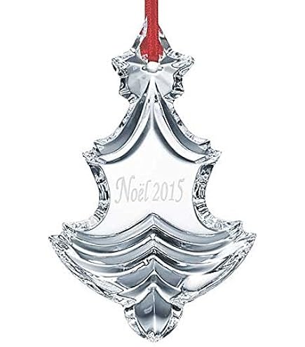 Amazon.com: Baccarat Crystal 2021 Christmas Ornament Clear