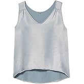 PJ Harlow Womens Jill - V Neck Satin Tank