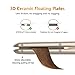 ETEREAUTY Hair Straightener[Newest 2019], Hair Straightens & Curls with Adjustable Temp, Professional Flat Iron for Hair Styling，Luxurious Gold
