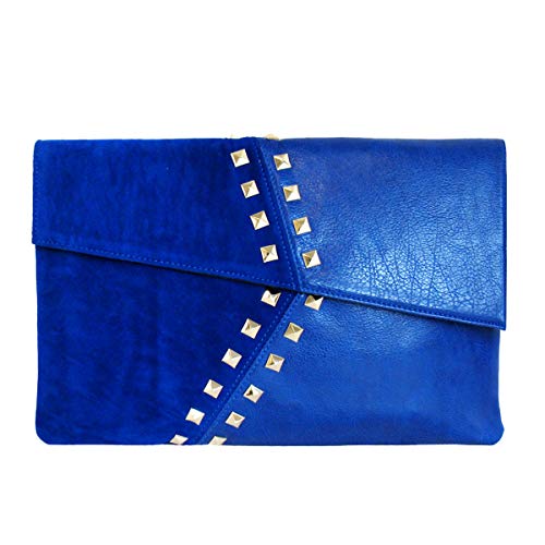 Cobalt Blue Handbag. LIZHIGU Womens Leather Shoulder Bag Tote Purse
