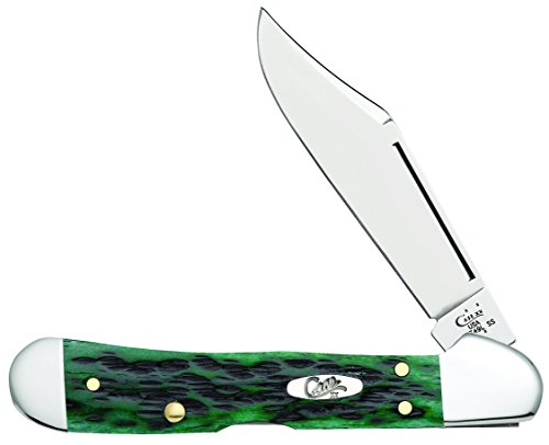 Case Bermuda Green Bone Mini Copperlock Pocket Knife