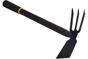 AHUDKKY Hoe and Cultivator, Hoe Garden Tool, Hand Hoe Cultivator Garden Tool, Thickened Manganese Steel, Garden Hoe for Weeding, Planting, Loosening Soil, Digging