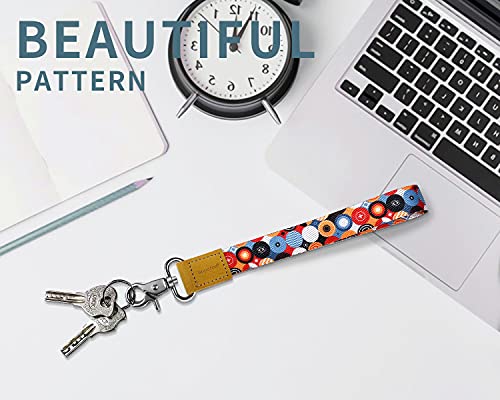 Wrist Lanyard for Keys, RopeTon Hand Wrist Lanyard Keychain Holder Wristlet Strap for Keys, Wallet,ID Badge,Camera and Cell Mobile Phone (C)