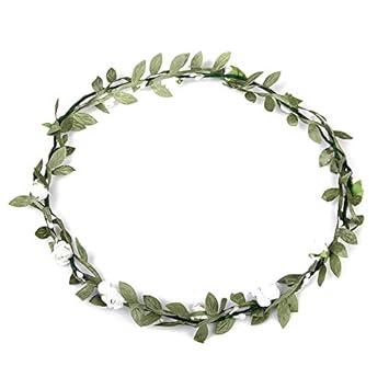 OUNONA Blumen Stirnbänder Kranz Hochzeit Blumenkrone Haarband mit Elastischem Band für Frauen Mädchen
