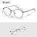 Occffy Blue Light Filter Computer Glasses for UV Blocking Anti Eyestrain Gaming Glasses Anti-Glare Protection for Men Women 6006 (Black Frame)