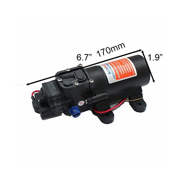 Water Pressure Pump 12V 40PSI /2.8bar Industry RV Marine Agriculture