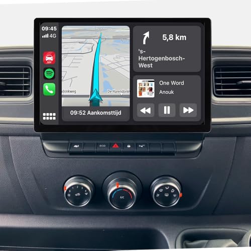 ACAVICA Car Radio for Renault Master, Opel Movano B and Nissan NV400, 13.1 Inch QLED Touch Screen, Android 15, CarPlay and Android Auto Wireless, 4G LTE, DSP Sound, Bluetooth 5.0, Navigation