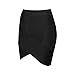Madam Uniq iFashion Women's Sexy Rayon Bandage Bodycon Party Mini Skirt Large Black