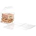 ClearBags 2 x 2 x 2 Small Clear Holiday Gift Boxes | Clear PET Plastic Boxes for Christmas, Weddings, Parties | Party Favor Boxes for Small Ornaments Gifts Candy Cookies | Food Safe | 25 Boxes