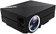 LSoug Multimedia Mini LED Projector International Version, Built in Speaker (Black)