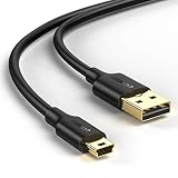 UGREEN Mini USB Cable USB 2.0 Type A to Mini B Cable Data Charging Cord for GoPro Hero 3+, Hero HD, PS3 Controller, Cell Phones, MP3 Players, Dash Cam, Digital Camera, SatNav, GPS Receiver, PDAs 6ft
