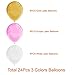 Paxcoo Pink and Gold Birthday Decorations with Birthday Banner Balloons Tissue Flowers Fringe Curtain for Girls 1st Party