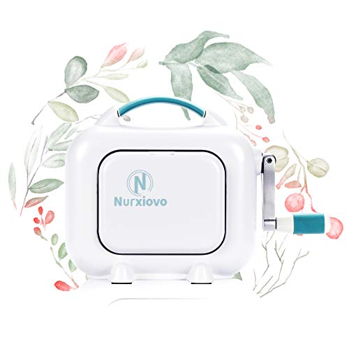 NURXIOVO Manual Die Cutting Machine Foldaway Embossing Machine 6 Inch Opening DIY Dies Tool with Foldable Lever, Cutting Dies, Designed Card Paper, Cutting Pads and Platform - Thumbnail 7