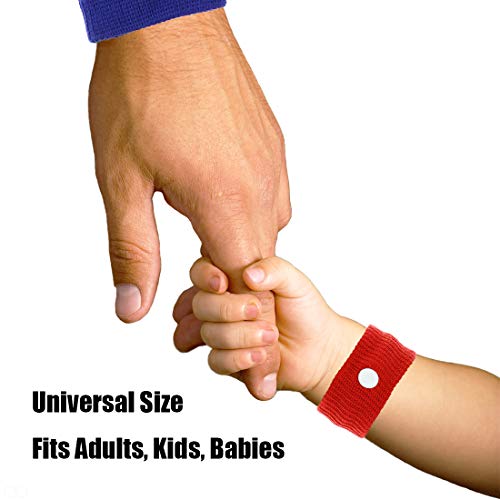 DR.DUDU 5 Pairs Motion Sickness Relief Wristbands Acupressure Wristbands Nausea Relief Band for Morning Sickness & Sea, Travel, Car Sickness - Thumbnail 2