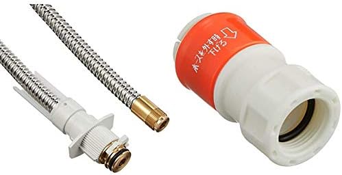Amazon Hc187 U16 6 Kvk 水栓金具 旧mym品 洗髪水栓用シャワーホース ケーブイケー カプラー Kps1908 セット買い Diy 工具 ガーデン