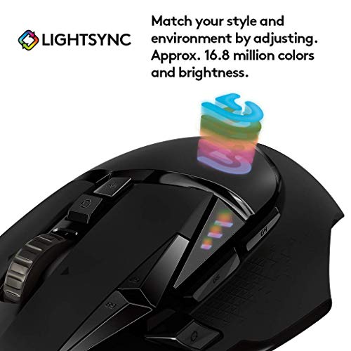 Logitech G502 Proteus Core Tunable Gaming Mouse with Fully Customizable