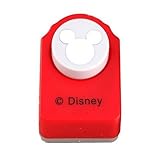 Red Paper Punch of Mickey Mouse Logo