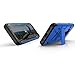 ZIZO Bolt Series for Samsung Galaxy S9 Plus Case Military Grade Drop Tested with Tempered Glass Screen Protector Holster Blue Black