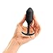 b-Vibe Snug Plug 2, Weighted Silicone Butt Plug, Beginner Anal Plugs - Sex Toys for Adults, 114g (Black)
