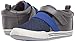 Ro + Me by Robeez Boys' Jake Athletic Crib Shoe, Grey, 18-24 Months